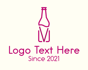 Wine Business - Wine Holder Bottle logo design