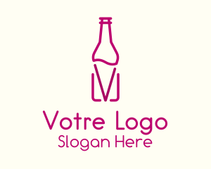 Wine Holder Bottle Logo