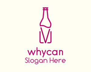 Wine Holder Bottle Logo
