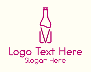 Wine Holder Bottle Logo