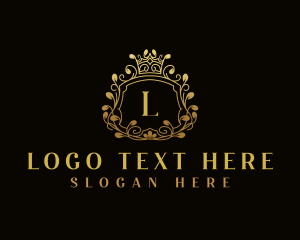 Victorian - Elegant Ornamental Crest logo design