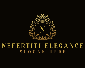 Elegant Ornamental Crest logo design