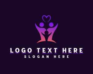 Fundraising - Charity Heart Organization logo design