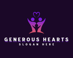 Philanthropy - Charity Heart Organization logo design