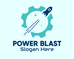 Blast - Rocket Space Engineering logo design