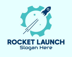 Rocket - Rocket Space Engineering logo design