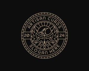 Luxury Eagle Crest logo design