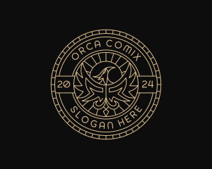 Artisanal - Luxury Eagle Crest logo design