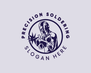 Soldering - Welding Torch Fabrication logo design