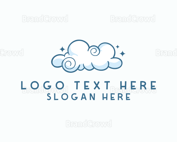 Cute Quirky Cloud Logo