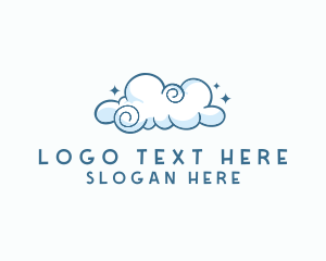 Story - Cute Quirky Cloud logo design