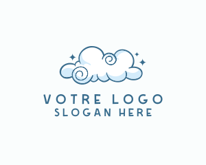 Cute Quirky Cloud Logo