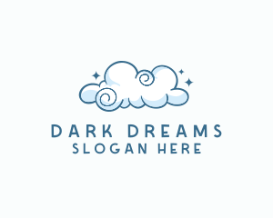 Cute Quirky Cloud logo design