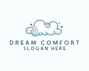 Cute Quirky Cloud logo design