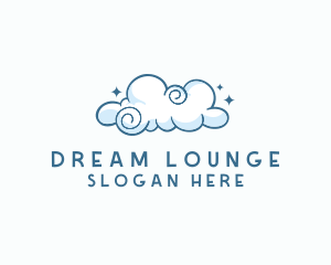 Cute Quirky Cloud logo design