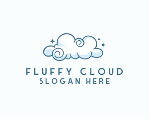 Cute Quirky Cloud logo design