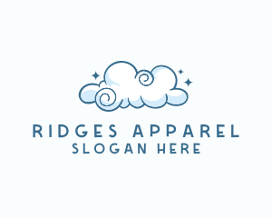 Cute Quirky Cloud logo design