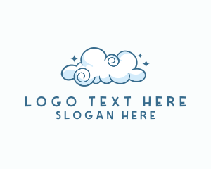 Cute Quirky Cloud Logo