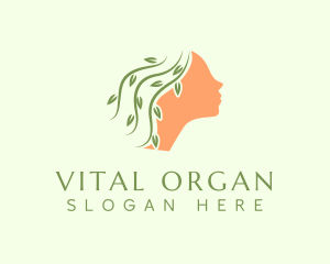 Woman Organic Beauty logo design