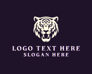 India - Wild Tiger Animal logo design
