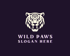 Wild Tiger Animal logo design