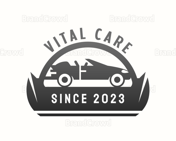 Sports Car Drag Racing Logo