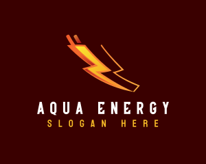 Lightning Energy Voltage logo design