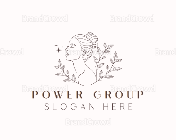 Beauty Woman Skincare Logo