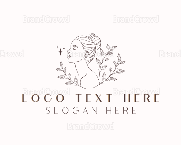 Beauty Woman Skincare Logo