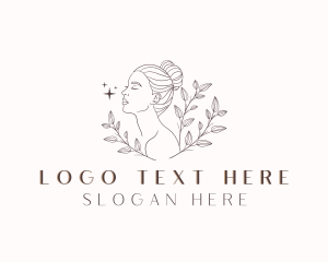 Organic - Beauty Woman Skincare logo design