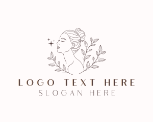 Beauty Woman Skincare Logo