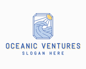 Wave Surfer Resort logo design