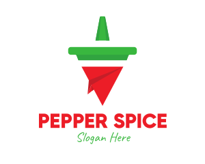 Pepper - Geometric Chili Pepper logo design