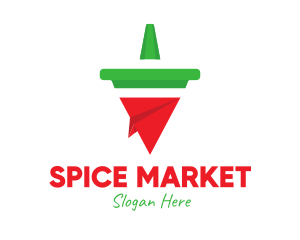 Geometric Chili Pepper  logo design