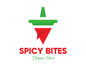 Chili - Geometric Chili Pepper logo design