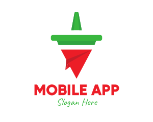 Origami - Geometric Chili Pepper logo design
