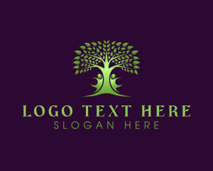 Big - Forest Tree People logo design