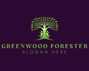 Forest Tree People logo design