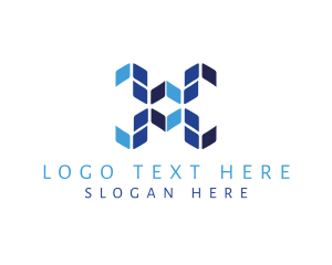 Letter H - Technology Networking Letter H logo design