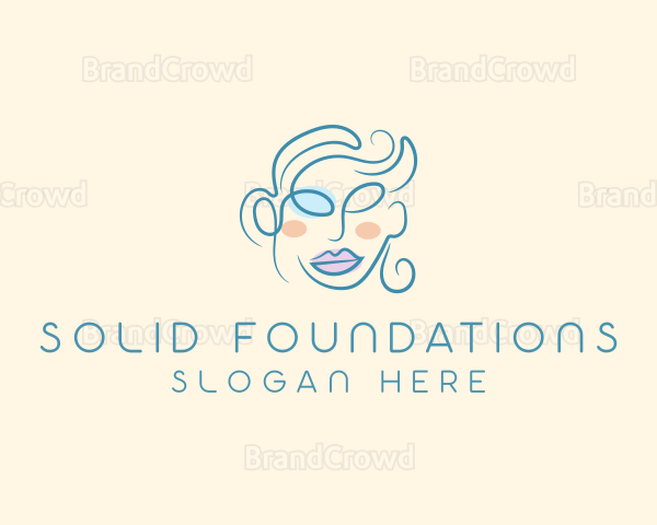 Beauty Glamor Woman Cosmetics Trend Logo