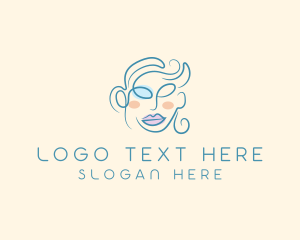 Lipstick - Beauty Glamor Woman Cosmetics Trend logo design