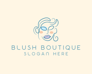 Beauty Glamor Woman Cosmetics Trend logo design