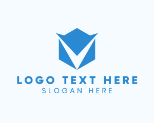 Symbol - Marketing Tech Letter V logo design