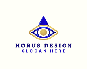 Horus - Eye Drop Horus logo design