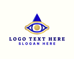 God - Eye Drop Horus logo design