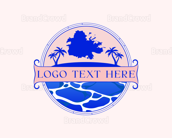 Antigua Beach Island Logo | BrandCrowd Logo Maker