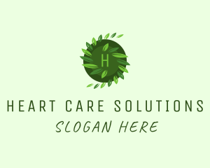 Herbal Leaf Spa logo design