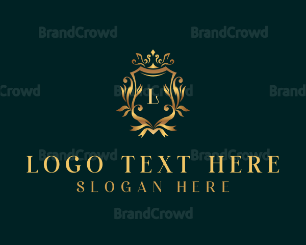 Royalty Wreath Crown Logo