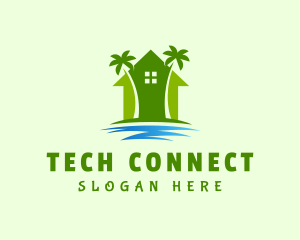 Palm Tree House Logo
