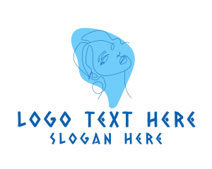 Vlog - Greek Goddess Salon logo design